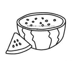 简笔画吃瓜头像女,简笔画吃瓜女生头像的青春演绎